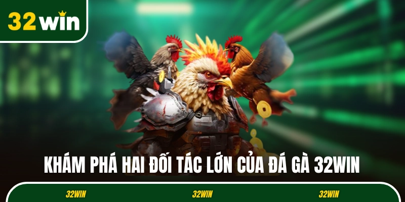 Khám phá hai đối tác lớn của đá gà tại 32WIN