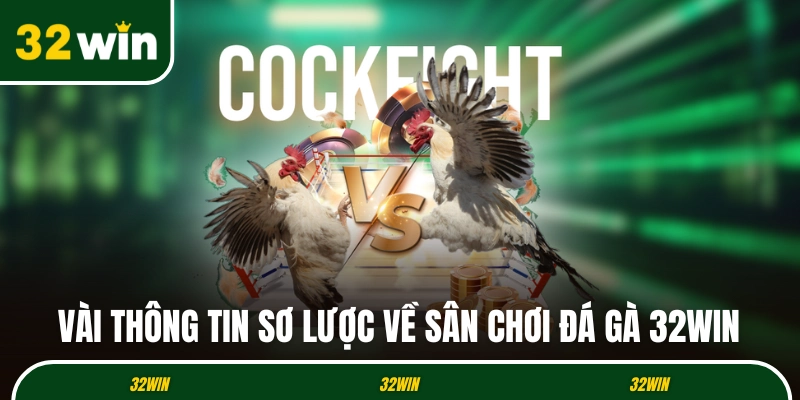Vài thông tin sơ lược về sân chơi đá gà 32WIN