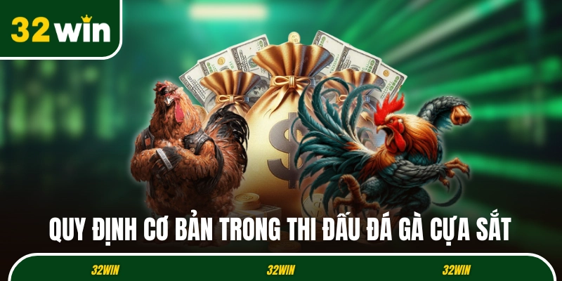 Quy định cơ bản trong thi đấu đá gà cựa sắt